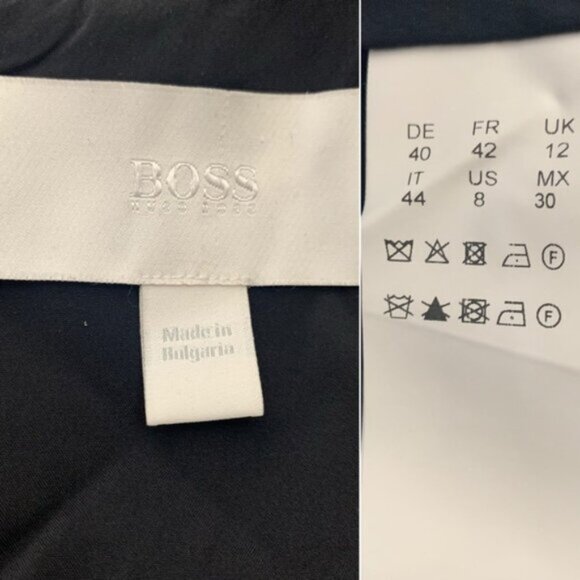 Hugo Boss Colorblock Knee Length Sheath Dress - Picture 13 of 15